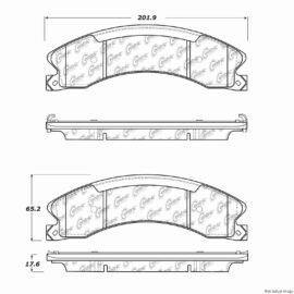 CENTRIC PARTS EXT WEAR PAD