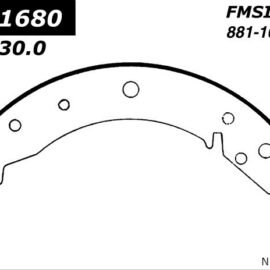 CENTRIC PARTS PREM BRAKE SHOE