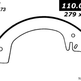 CENTRIC PARTS PREM BRAKE SHOE