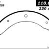 CENTRIC PARTS PREM BRAKE SHOE