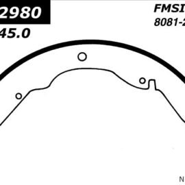 CENTRIC PARTS PREM BRAKE SHOE