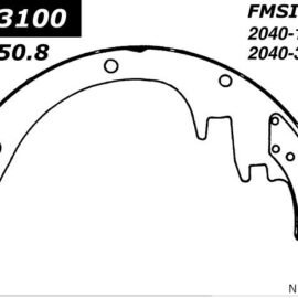 CENTRIC PARTS PREM BRAKE SHOE