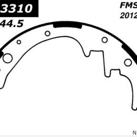 CENTRIC PARTS PREM BRAKE SHOE