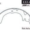 CENTRIC PARTS PREM BRAKE SHOE
