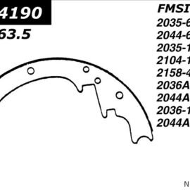 CENTRIC PARTS PREM BRAKE SHOE