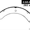 CENTRIC PARTS PREM BRAKE SHOE
