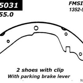 CENTRIC PARTS PREM BRAKE SHOE