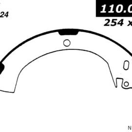 CENTRIC PARTS PREM BRAKE SHOE