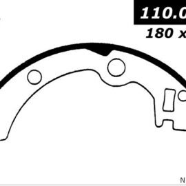 CENTRIC PARTS PREM BRAKE SHOE