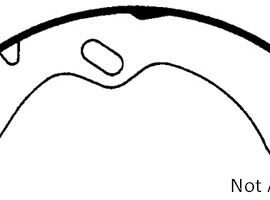 CENTRIC PARTS PREM BRAKE SHOE