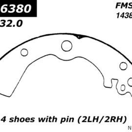 CENTRIC PARTS PREM BRAKE SHOE