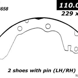 CENTRIC PARTS PREM BRAKE SHOE