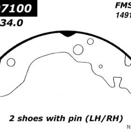 CENTRIC PARTS PREM BRAKE SHOE
