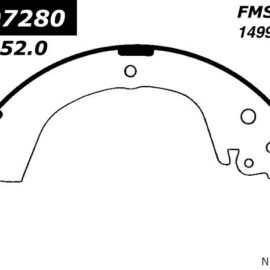 CENTRIC PARTS PREM BRAKE SHOE