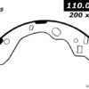 CENTRIC PARTS PREM BRAKE SHOE