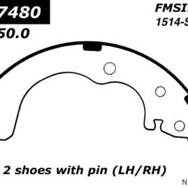 CENTRIC PARTS PREM BRAKE SHOE