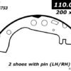 CENTRIC PARTS PREM BRAKE SHOE