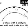 CENTRIC PARTS PREM BRAKE SHOE