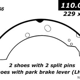 CENTRIC PARTS PREM BRAKE SHOE