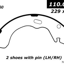 CENTRIC PARTS PREM BRAKE SHOE