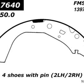 CENTRIC PARTS PREM BRAKE SHOE