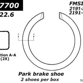 CENTRIC PARTS PREM PARK BRAKE