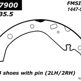 CENTRIC PARTS PREM BRAKE SHOE