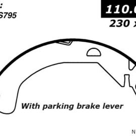 CENTRIC PARTS PREM BRAKE SHOE