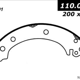 CENTRIC PARTS PREM BRAKE SHOE