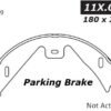 CENTRIC PARTS PREM PARK BRAKE