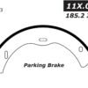 CENTRIC PARTS PREM PARK BRAKE