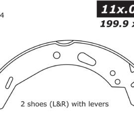 CENTRIC PARTS PREM BRAKE SHOE