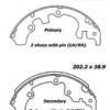CENTRIC PARTS PREM BRAKE SHOE