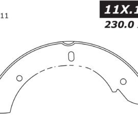 CENTRIC PARTS PREM BRAKE SHOE