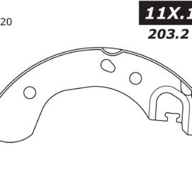 CENTRIC PARTS PREM BRAKE SHOE