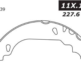 CENTRIC PARTS BRAKE SHOES
