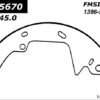 CENTRIC PARTS HD BRAKE SHOES
