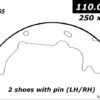 CENTRIC PARTS HD BRAKE SHOES