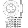 CENTRIC PARTS ALLOY BRAKE ROT