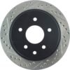 CENTRIC PARTS SLOTTED ROTOR