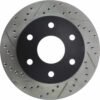 CENTRIC PARTS SLOTTED ROTOR