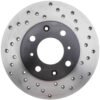 CENTRIC PARTS DRILLED ROTOR