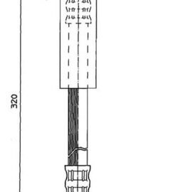 CENTRIC PARTS BRAKE HOSE