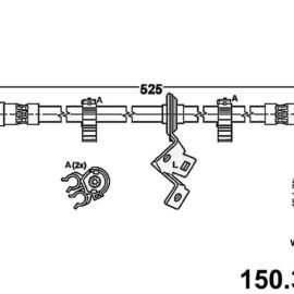 CENTRIC PARTS BRAKE HOSE