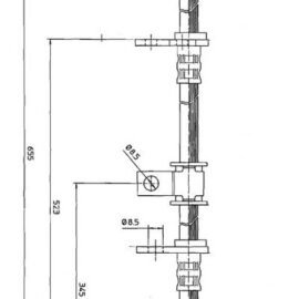 CENTRIC PARTS BRAKE HOSE