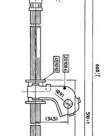 CENTRIC PARTS BRAKE HOSE