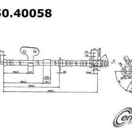 CENTRIC PARTS BRAKE HOSE