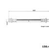 CENTRIC PARTS BRAKE HOSE