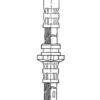 CENTRIC PARTS BRAKE HOSE