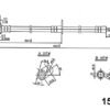 CENTRIC PARTS BRAKE HOSE